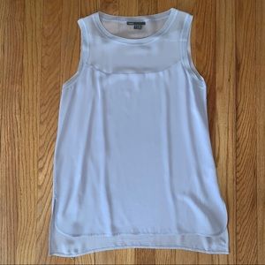 Vince High Low Sleeveless Blouse sz S